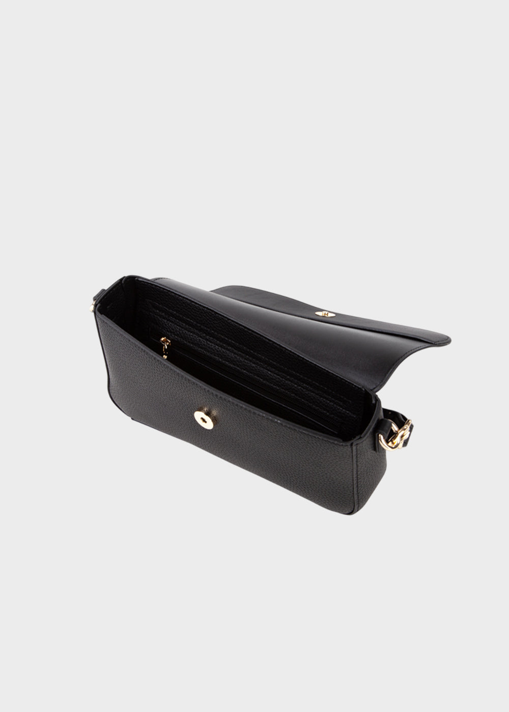 Borsa a baguette Alexia con tracolla e pattina
