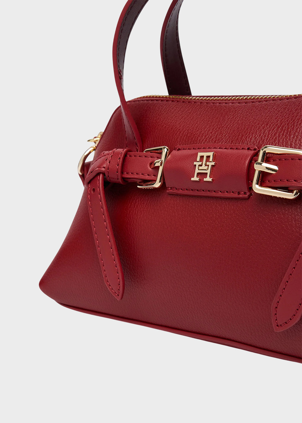 Borsa a mano Buckle Mini Tote con tracolla-3