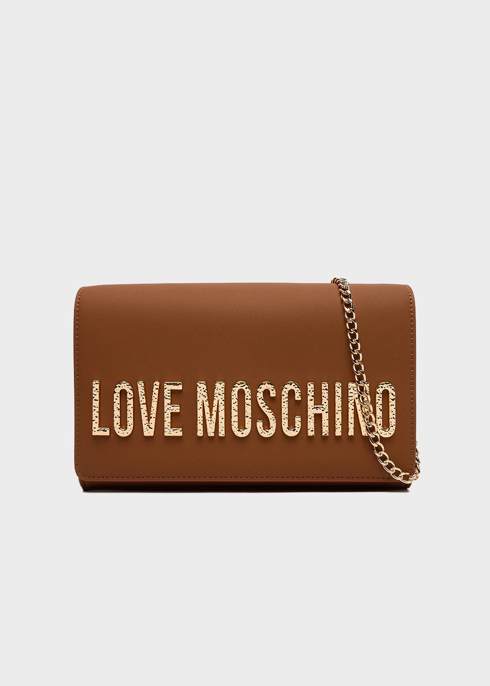 Borsa a tracolla con logo frontale
