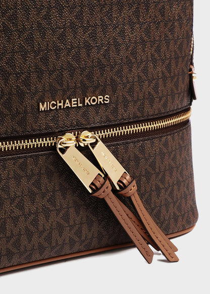 Zaino Rhea Zip con logo all over