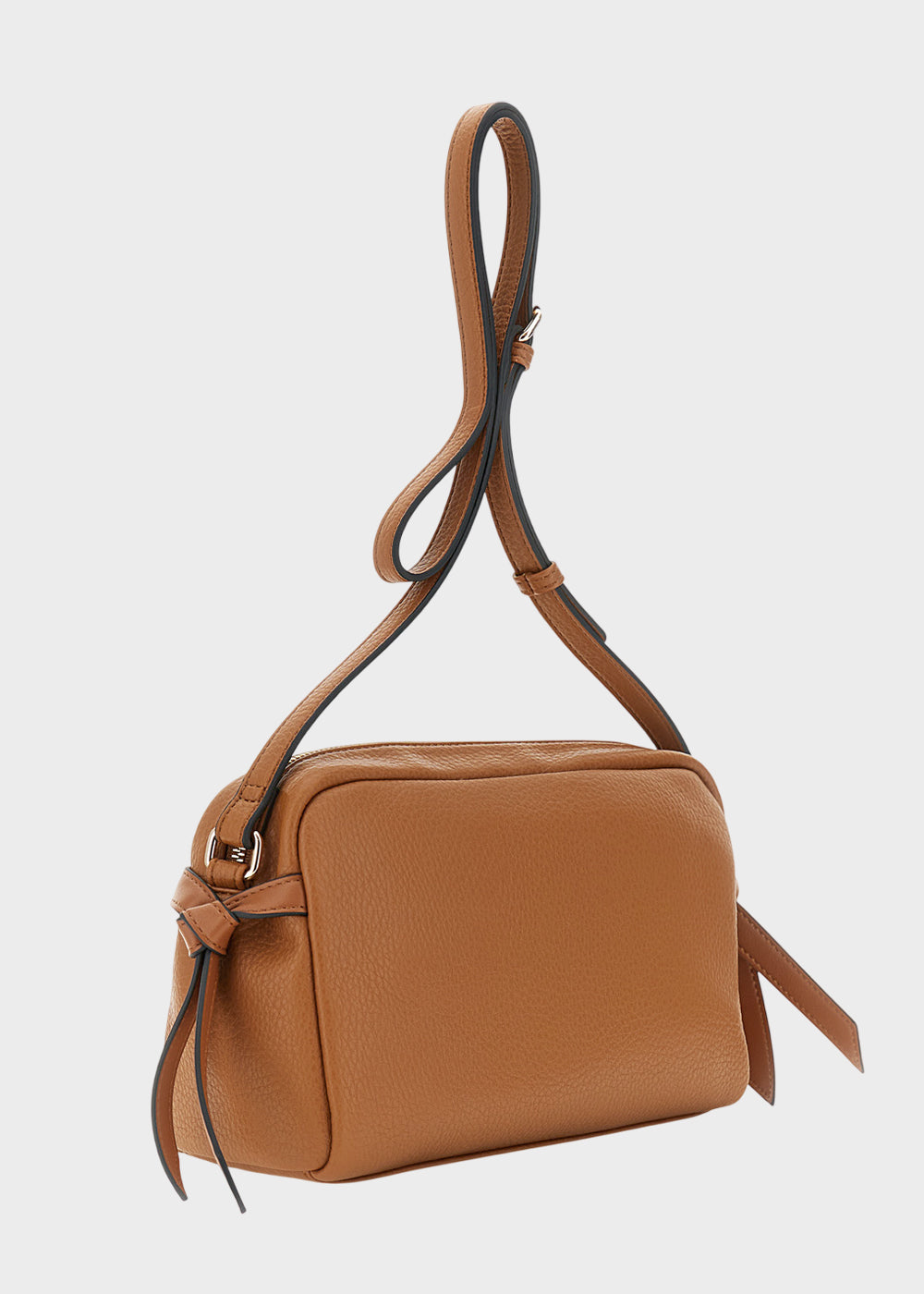 Borsa a tracolla con logo metallico-3