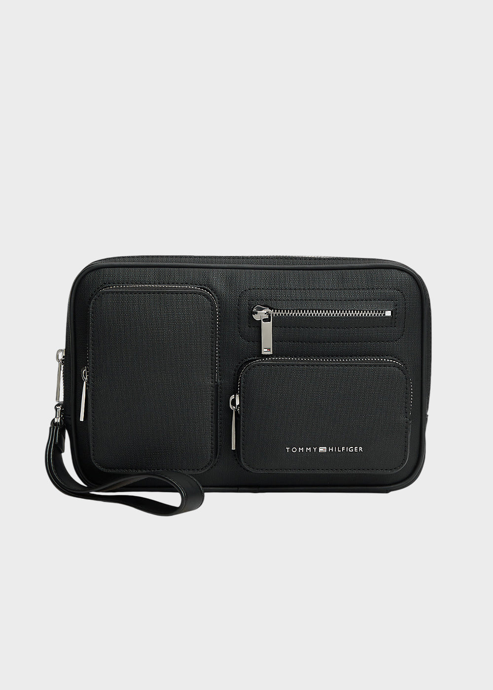 Pochette grande Modern Business con tasche frontali e manico da polso-1
