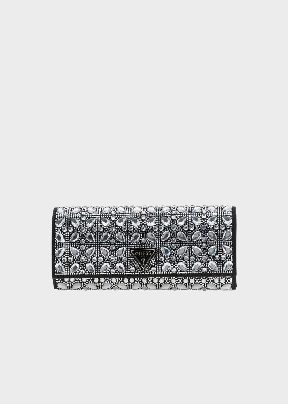 Pochette gioiello Elsie con strass, con tracolla da spalla