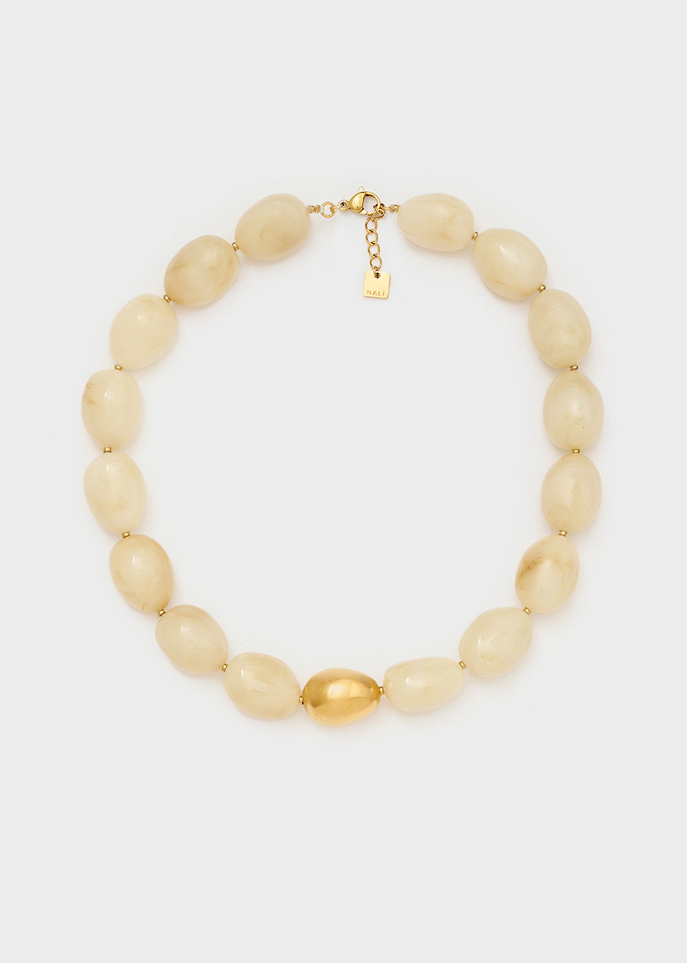 Collana chiara girocollo bianca