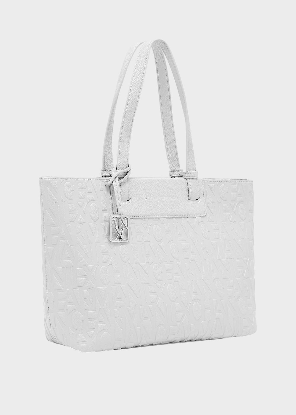 Borsa shopping Liz Pebble M con logo all over