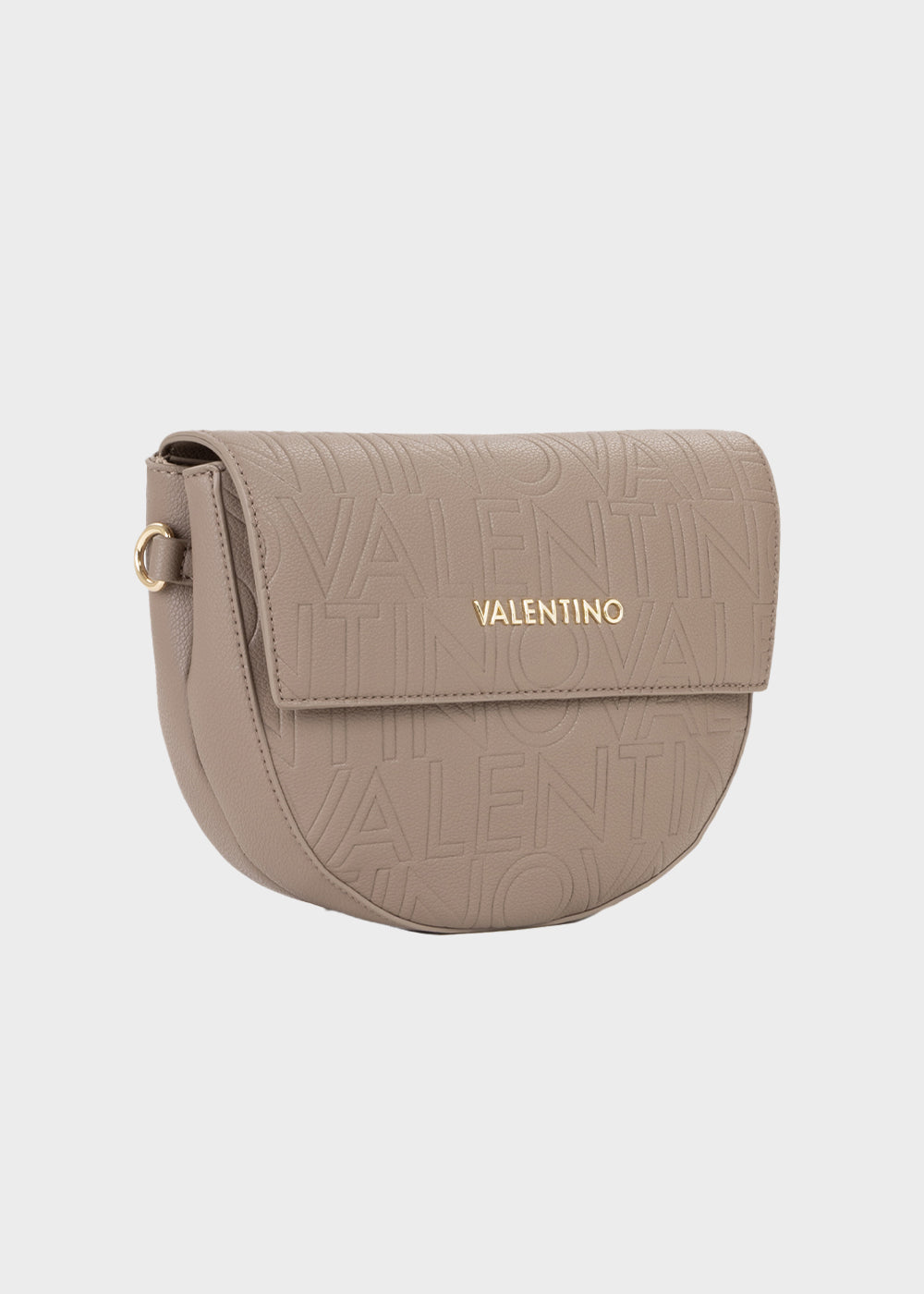 Borsa con tracolla Pansy e logo in rilievo all over