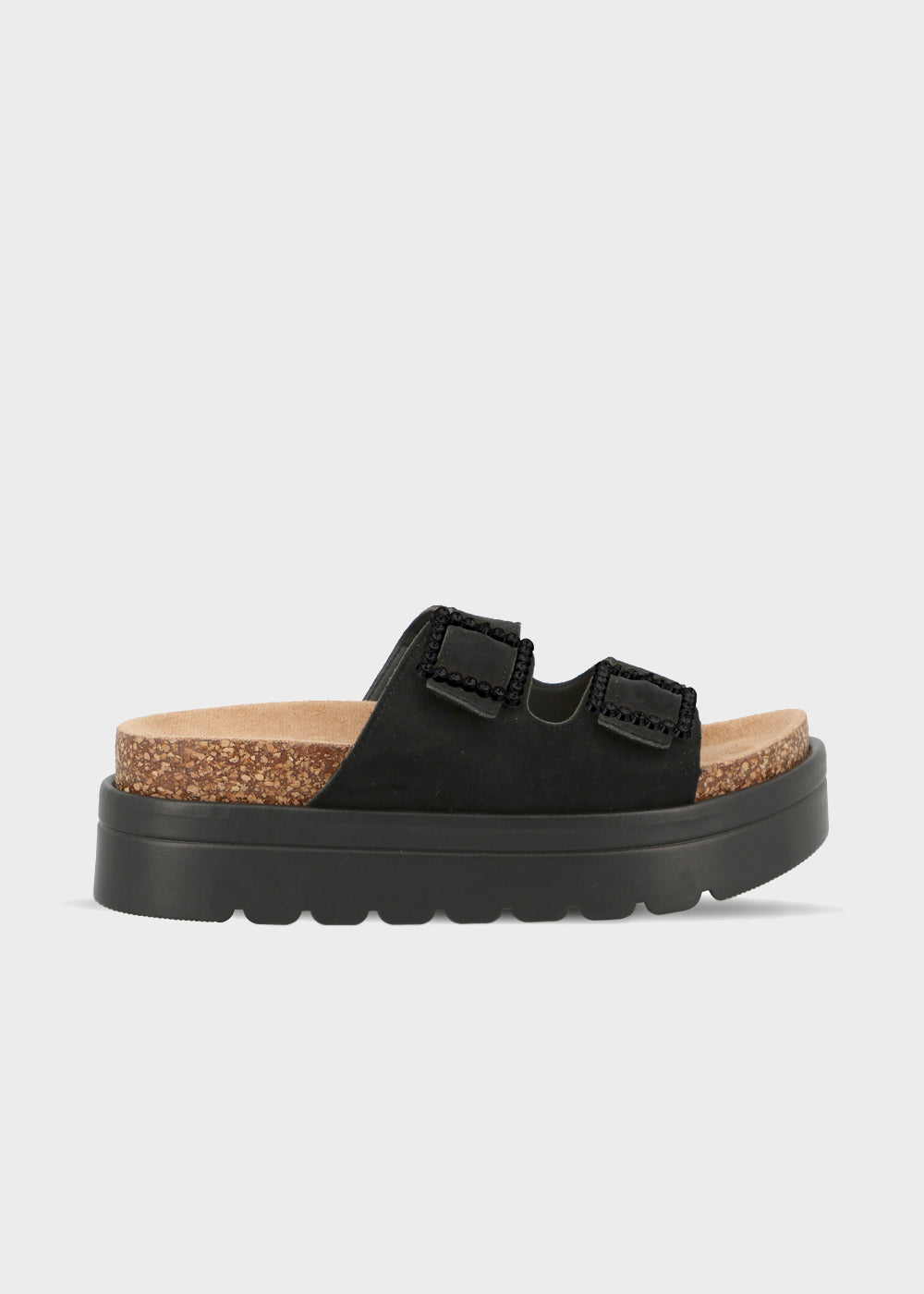 High-soled slippers