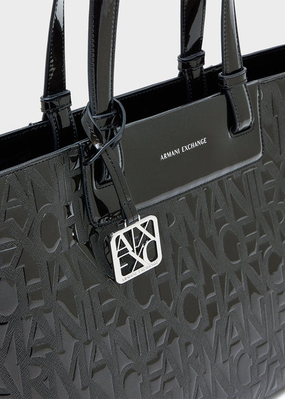 Liz Patent Shopping Bag M Glossy