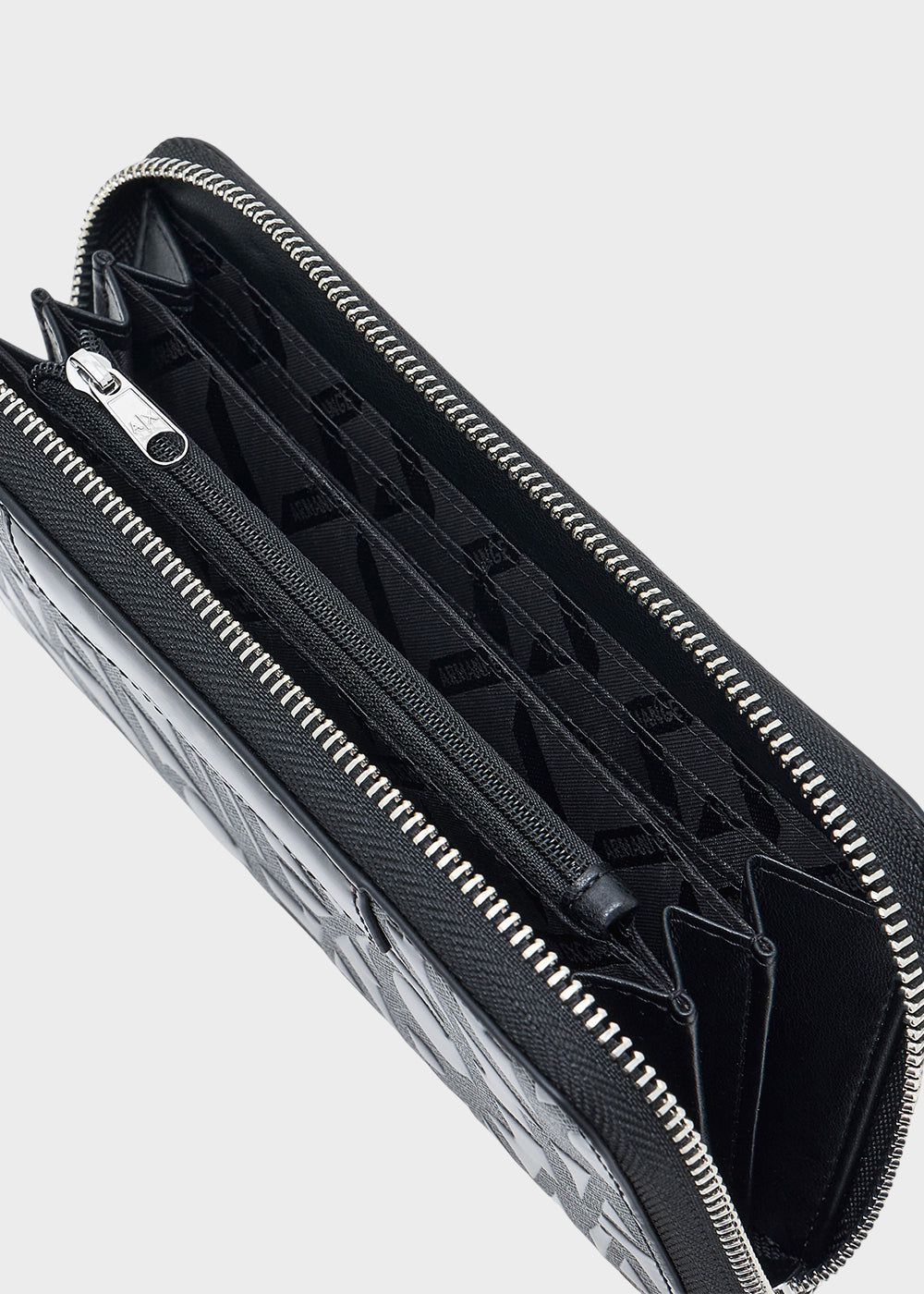 Portafogli con zip Liz Patent lucido-2