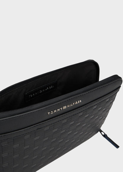 Pochette sottile TH Modern con manico da polso