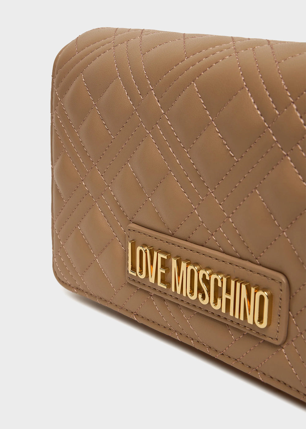 Borsa a tracolla con logo frontale