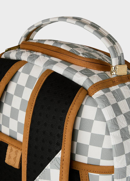 Zaino Graff Embossed Cream Check con stampe in rilievo