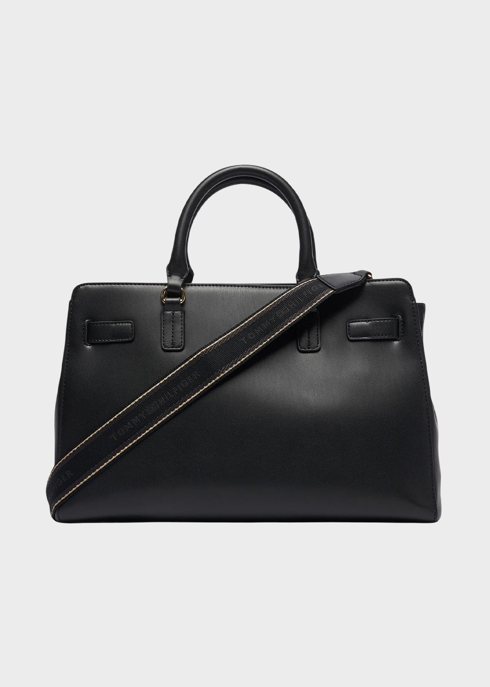 Borsa a mano TH Joy Satchel con tracolla in tessuto-4