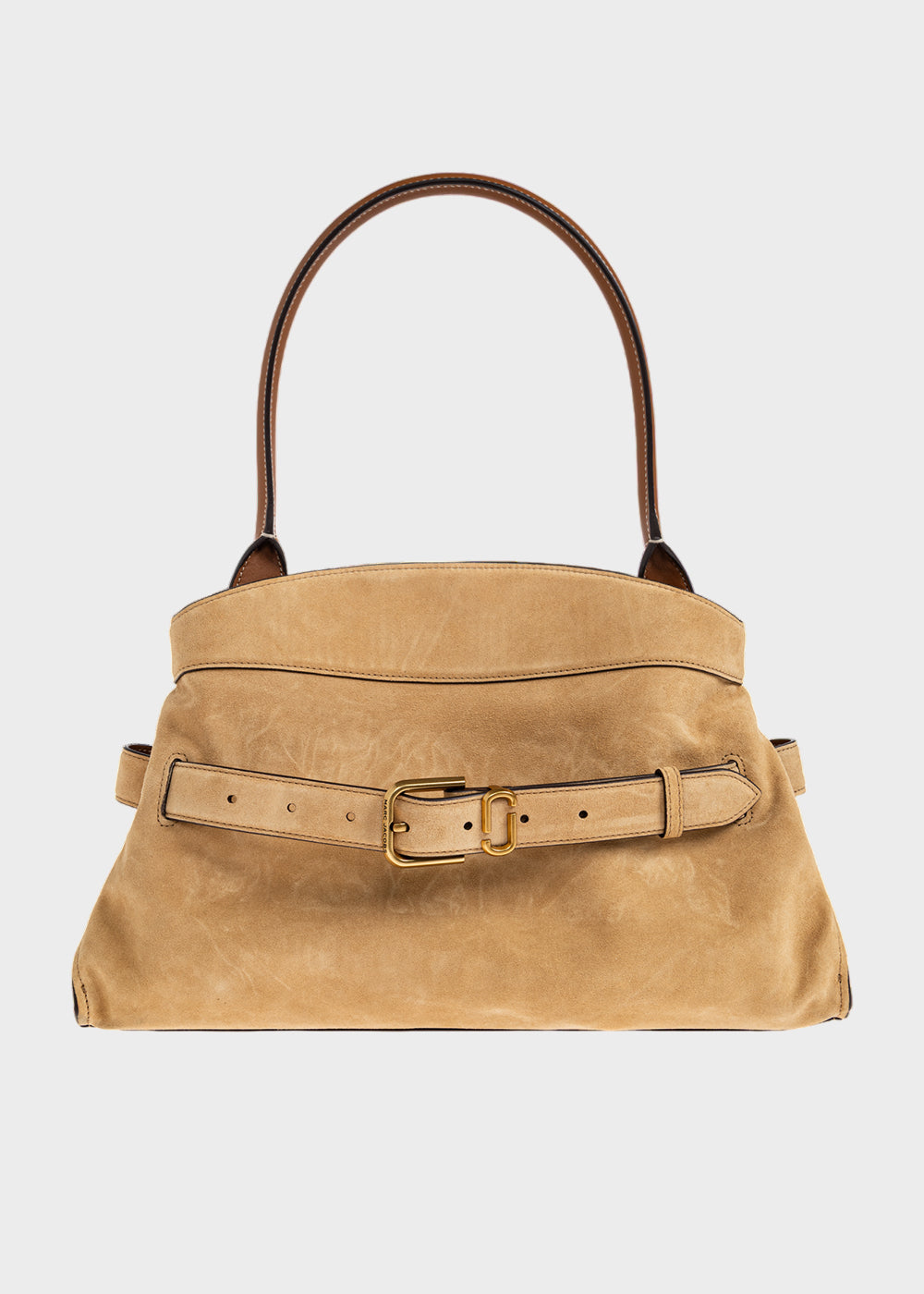 Borsa a spalla "The Dakota Satchel" grande con tracolla, in vera pelle scamosciata-1