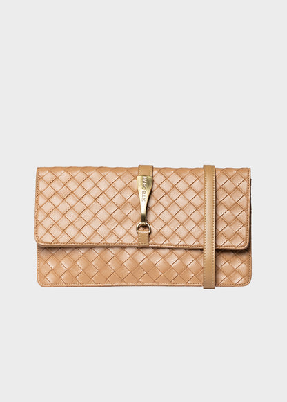 Pochette Chloe Plait con tracolla ed effetto intreccio