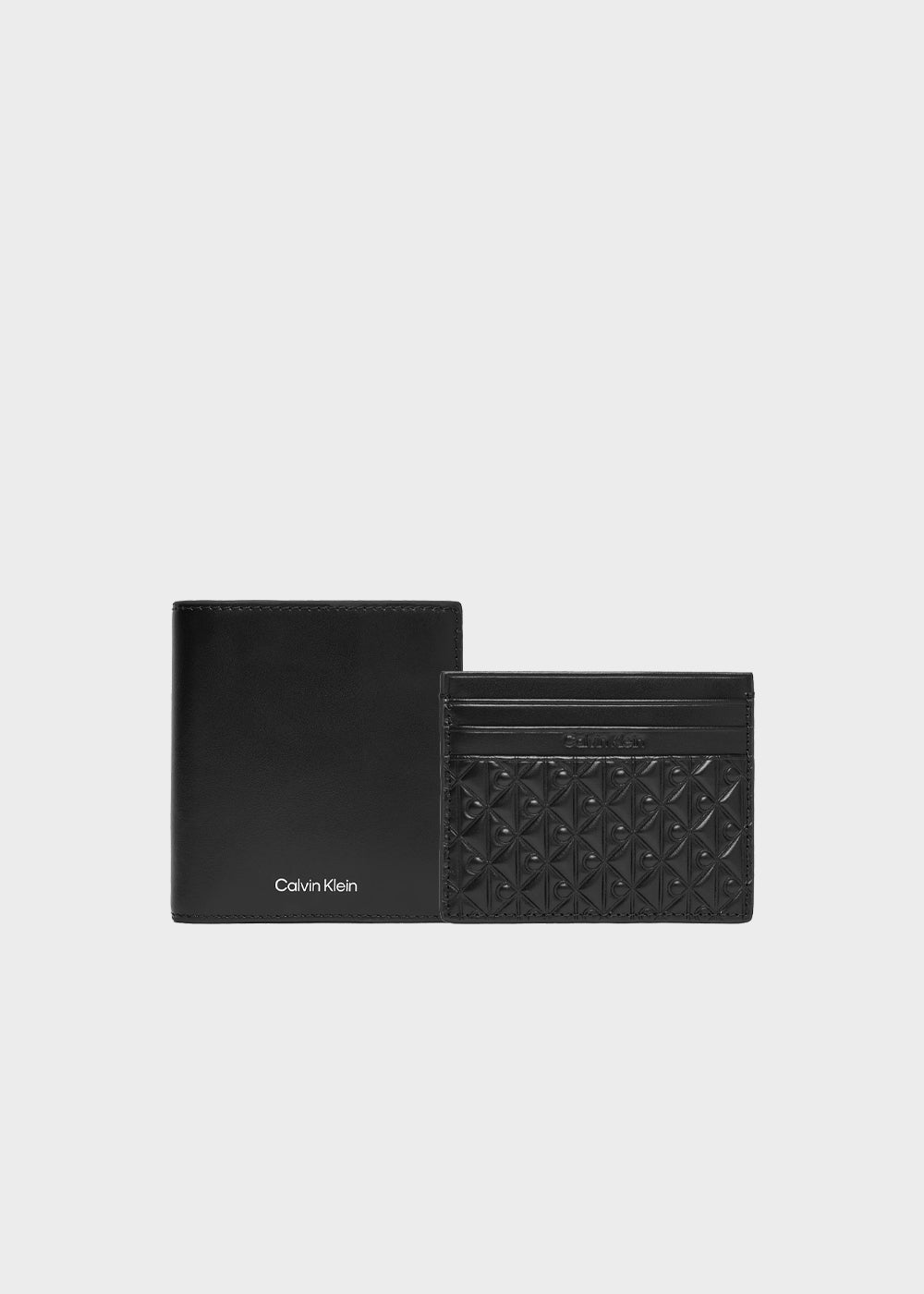 Set regalo portafoglio e porta carte RFID in pelle