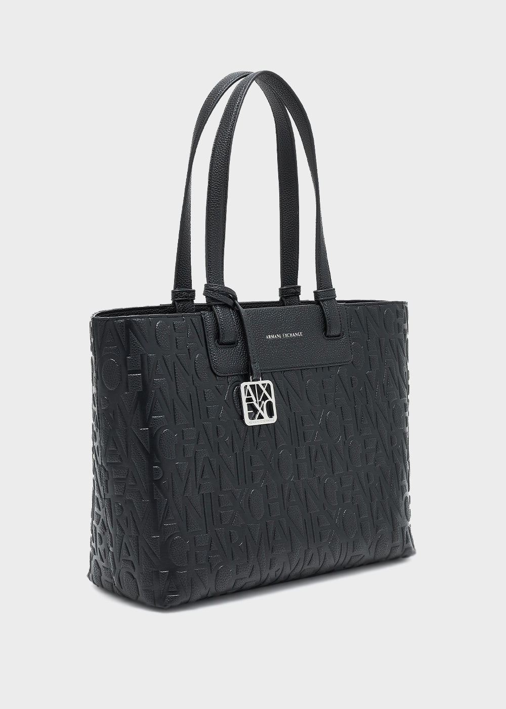 Liz Pebble M shopping bag with all-over logo