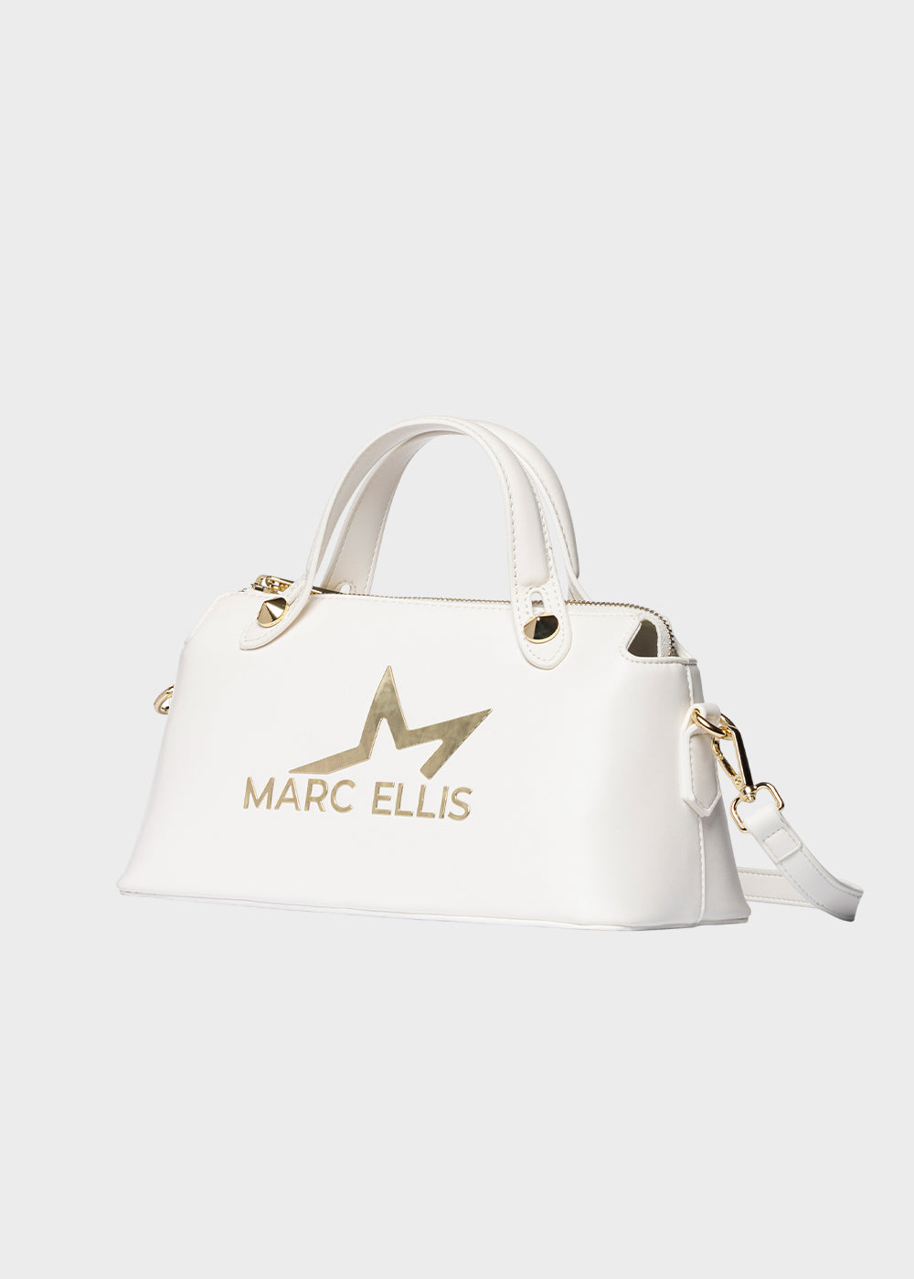 Borsa a mano Lauryn SY con tracolla e logo frontale