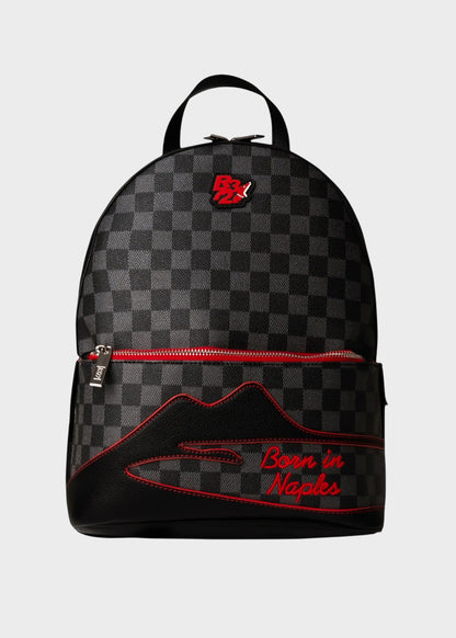 Zaino Vesuvius piccolo con trama a scacchi, "Limited Edition"