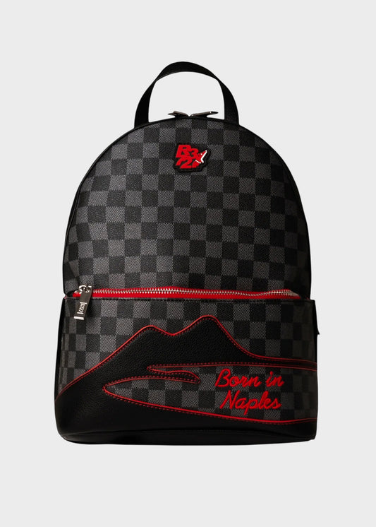 Zaino Vesuvius piccolo con trama a scacchi, "Limited Edition"