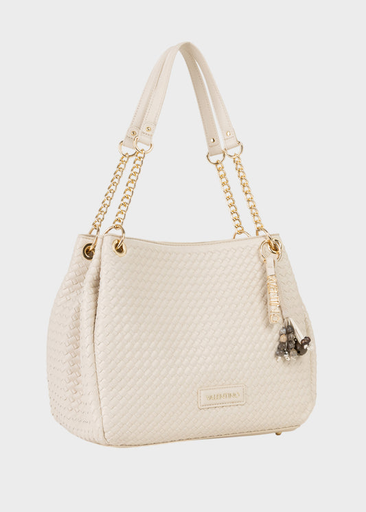Borsa a spalla Gea con tracolla ed effetto intreccio