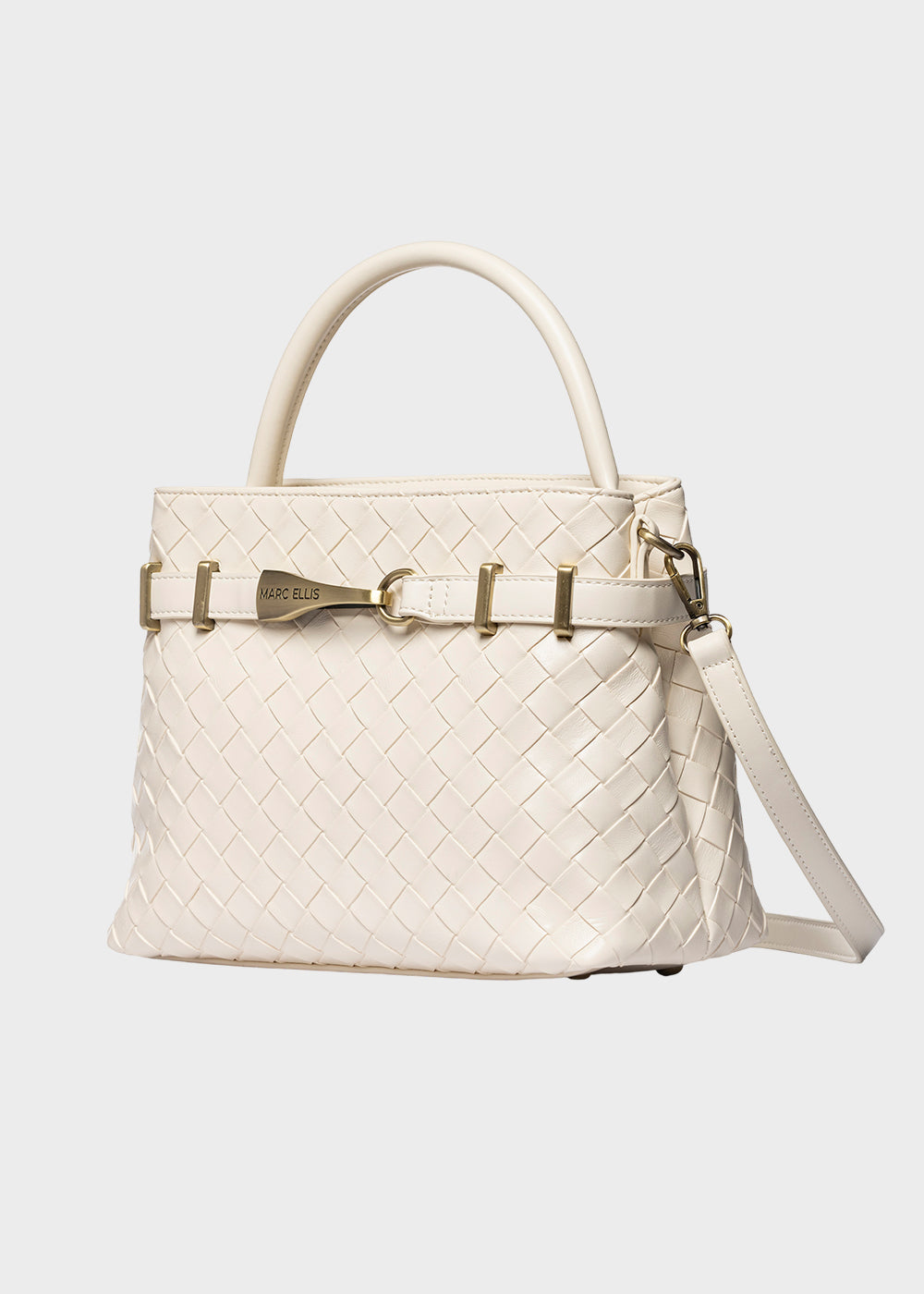 Borsa a mano Arizona M Plait con tracolla e trama ad effetto geometrico