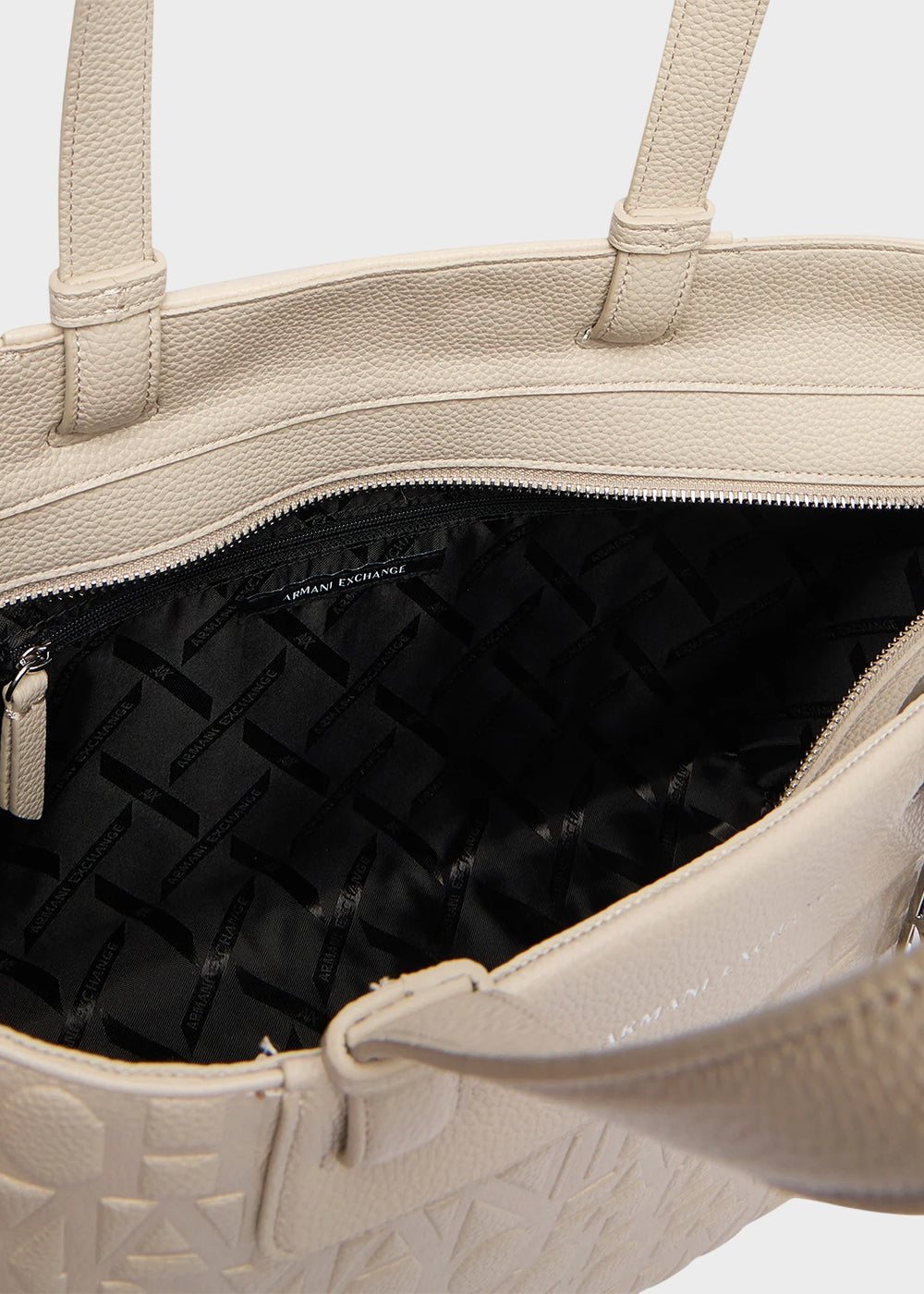 Borsa shopping Liz Pebble M con logo all over-6