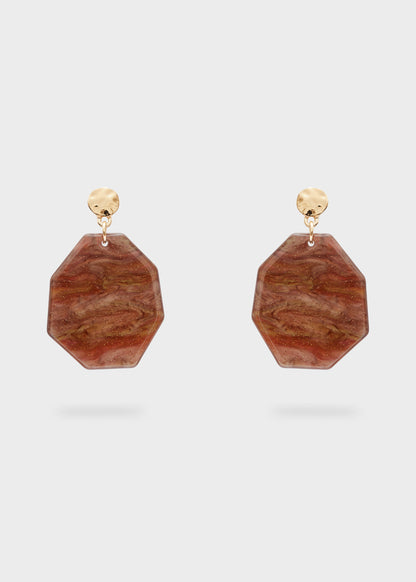 GEO RESIN EARRINGS