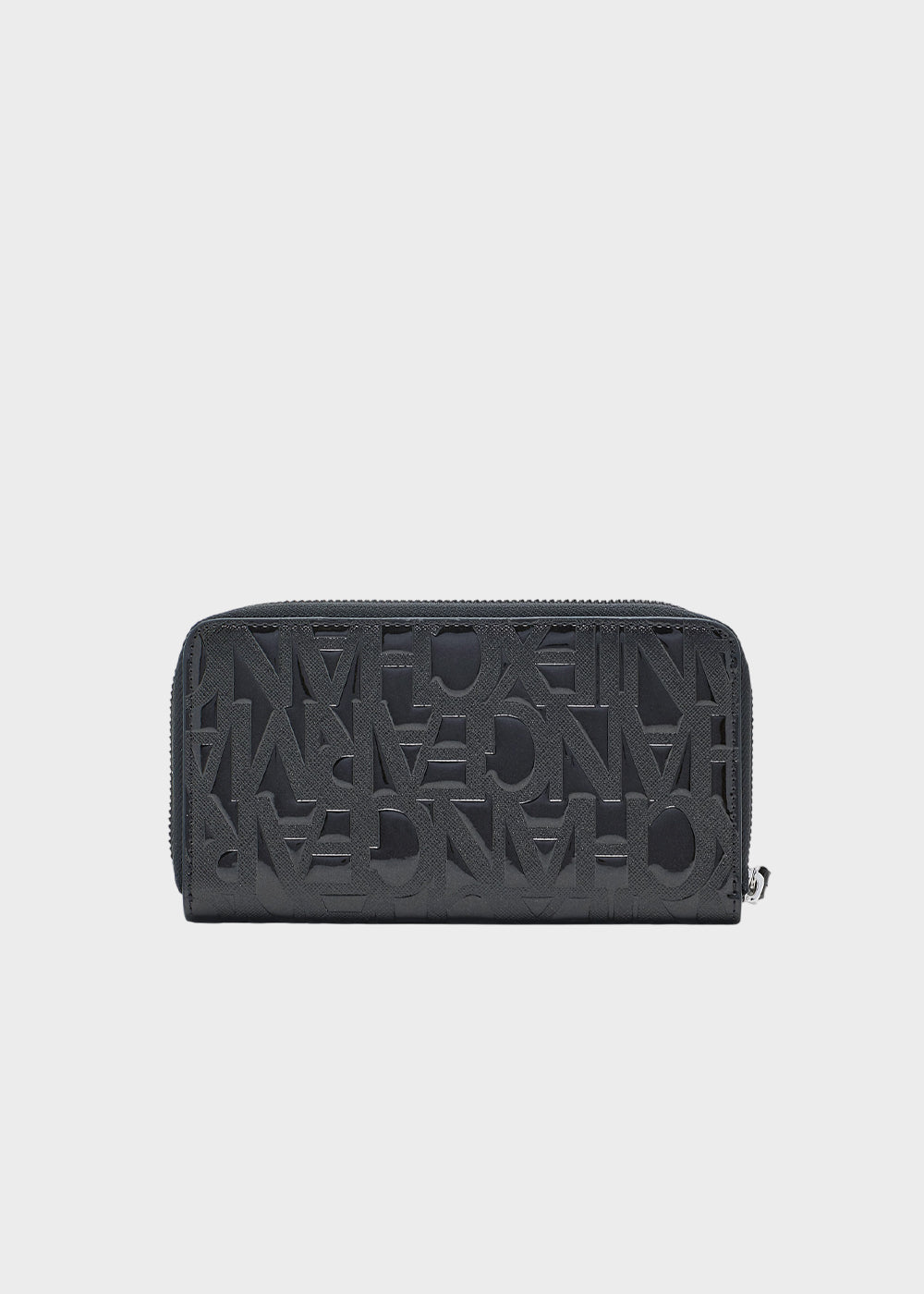 Portafogli con zip Liz Patent lucido-3