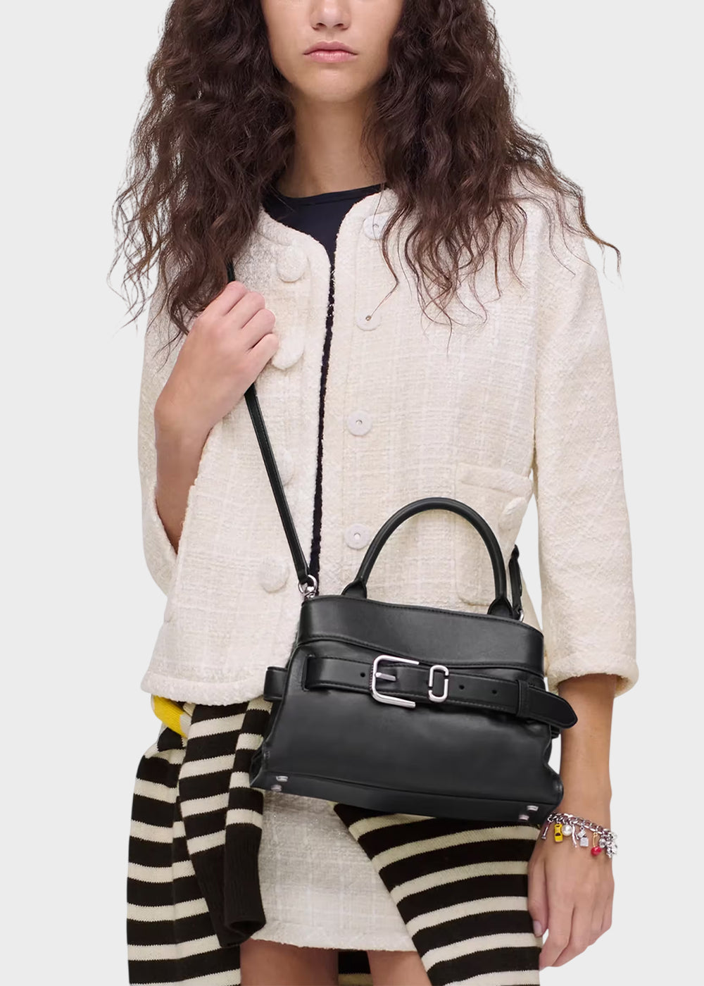 Borsa a mano "The Dakota Small Satchel" con tracolla, in vera pelle-2