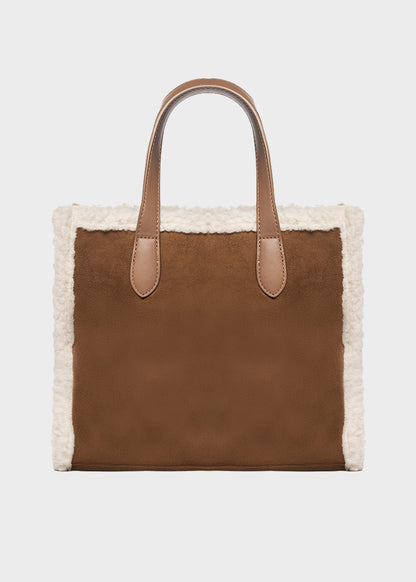 Buby Suede M Soft Handbag with Shoulder Strap