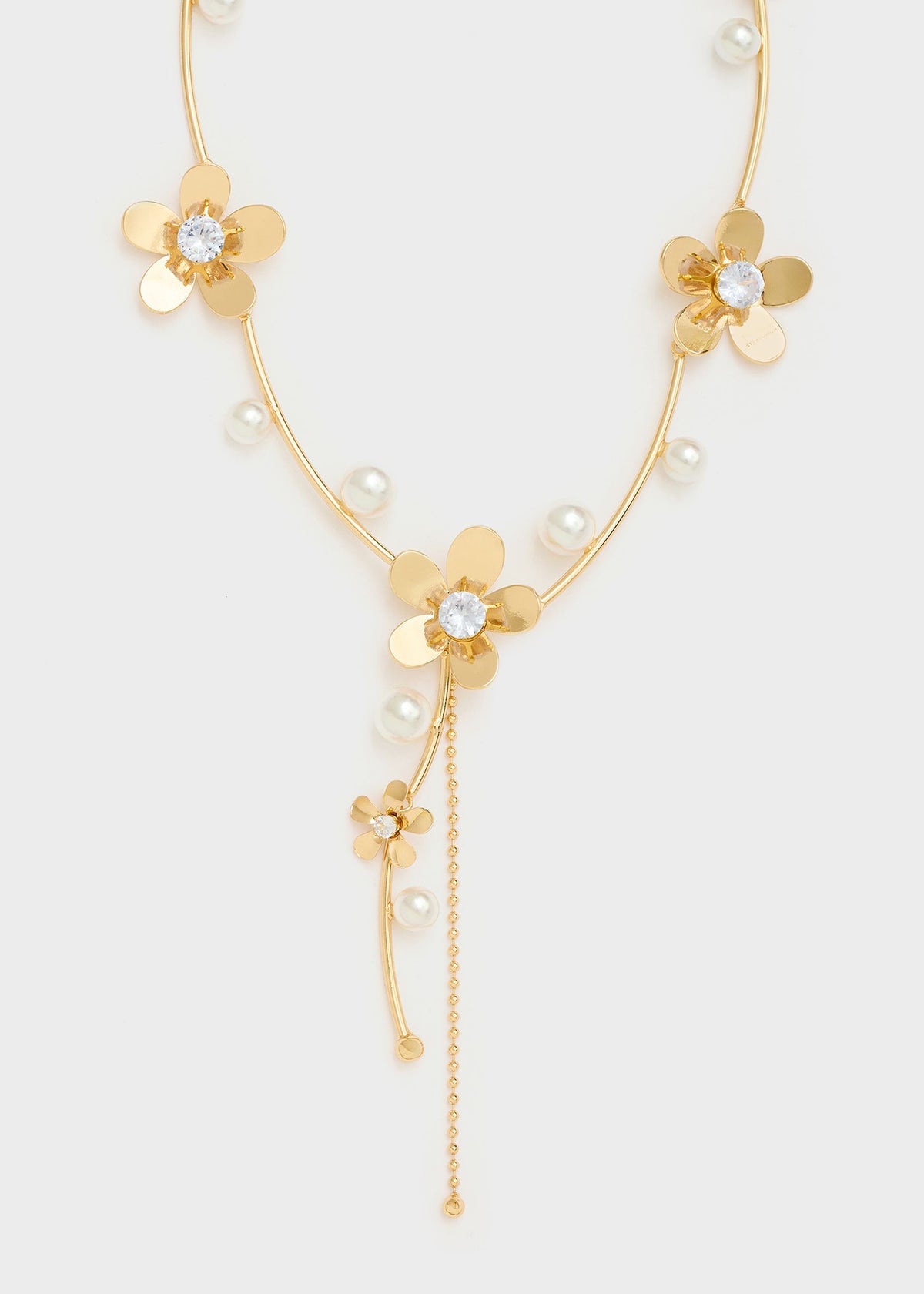 Collana Flowers con pietre