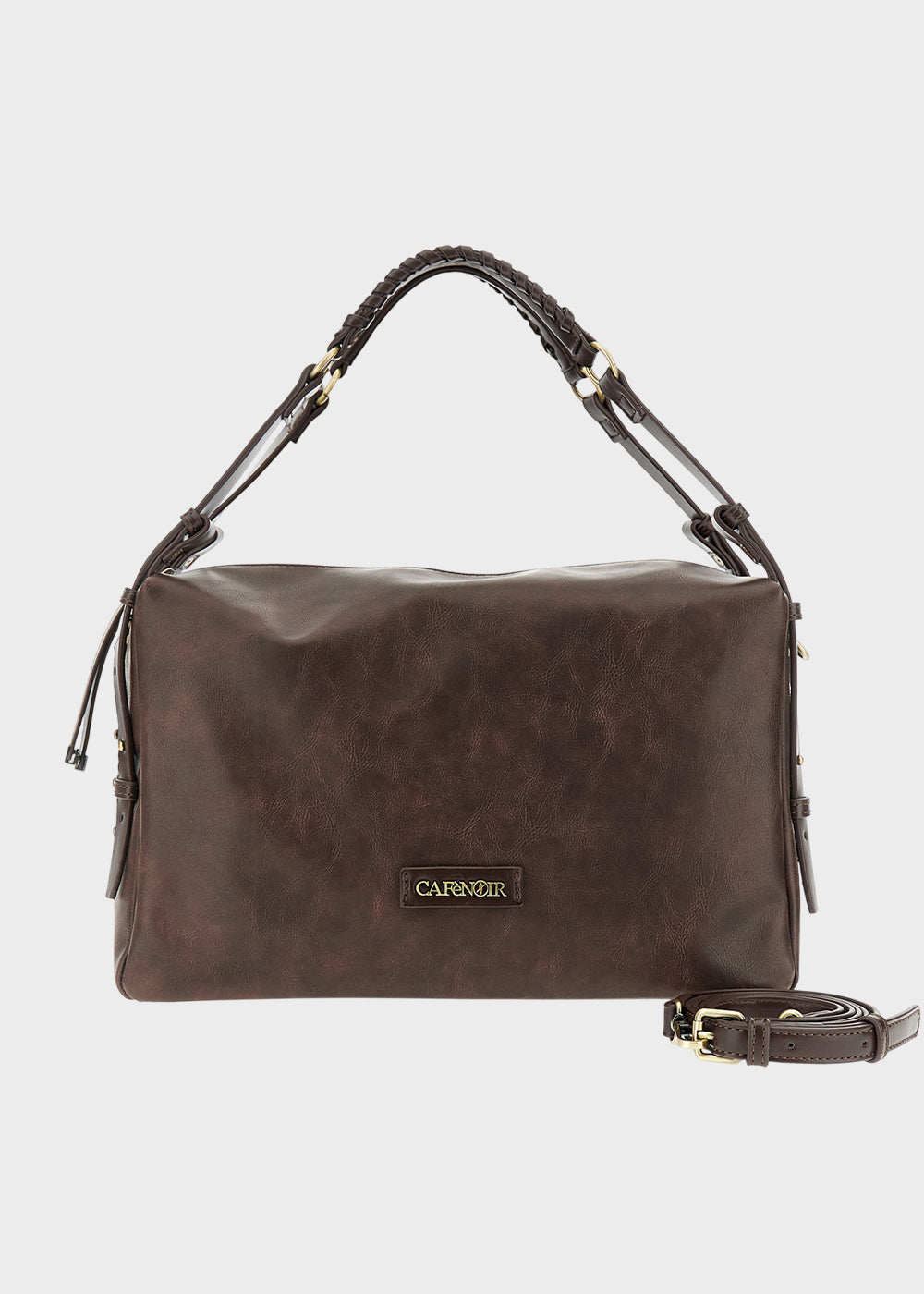 Borsa a mano effetto vintage con tracolla