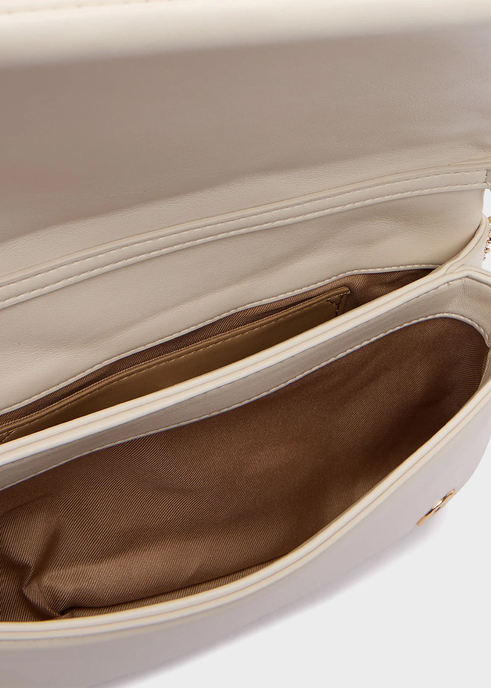 Borsa a tracolla con logo frontale