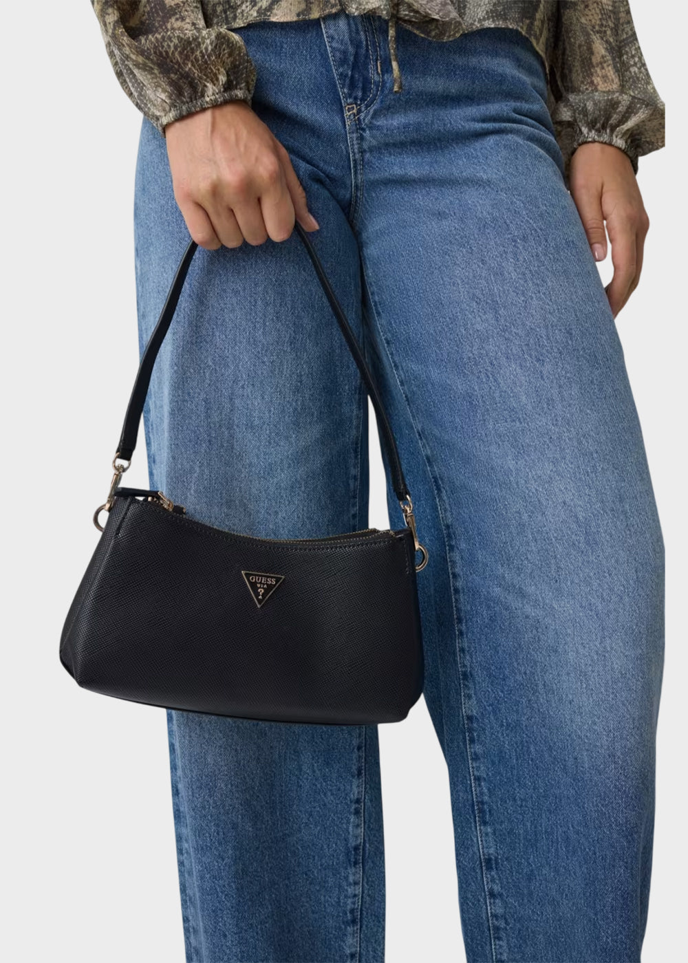 Borsa a spalla Noelle II Mini con doppia zip