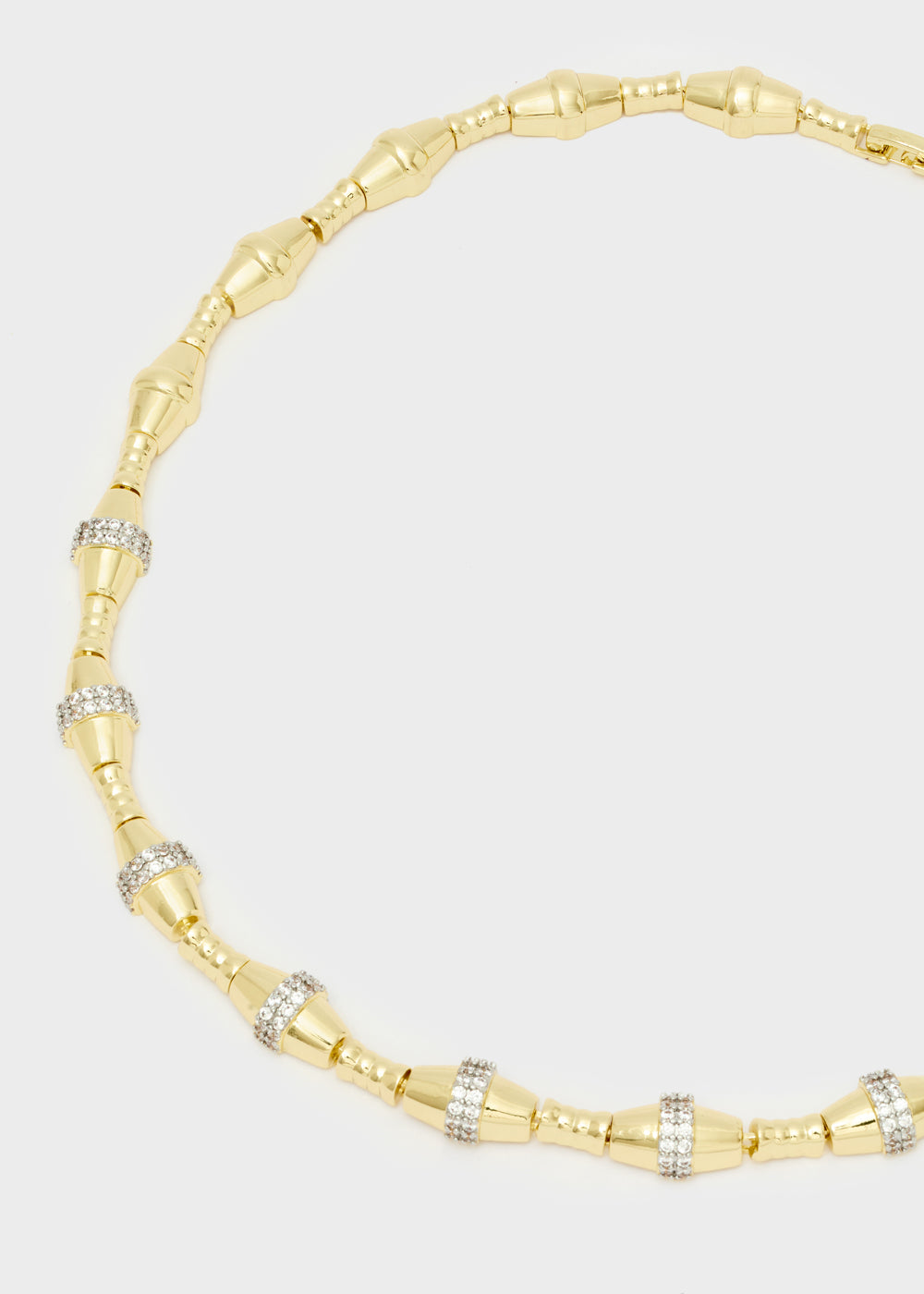 Collana girocollo con sfere oro