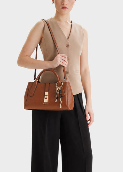 Borsa a mano con tracolla Brooke con tasca posteriore