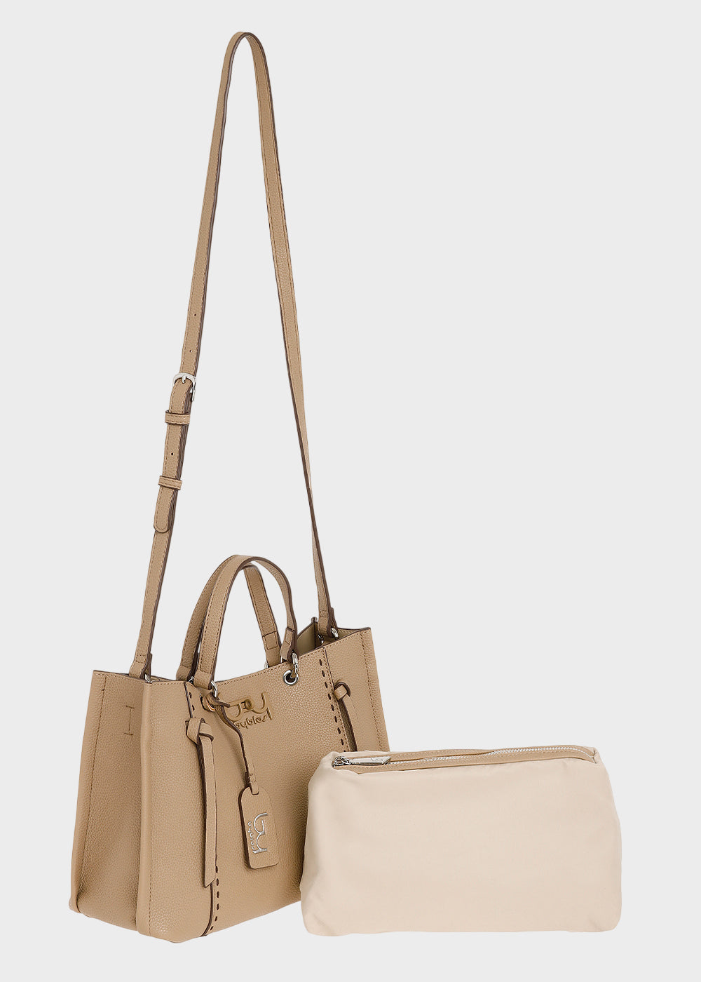 Borsa a mano Cliff con pochette interna estraibile e tracolla