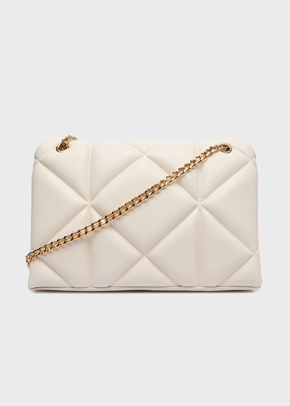 Borsa da spalla con logo frontale