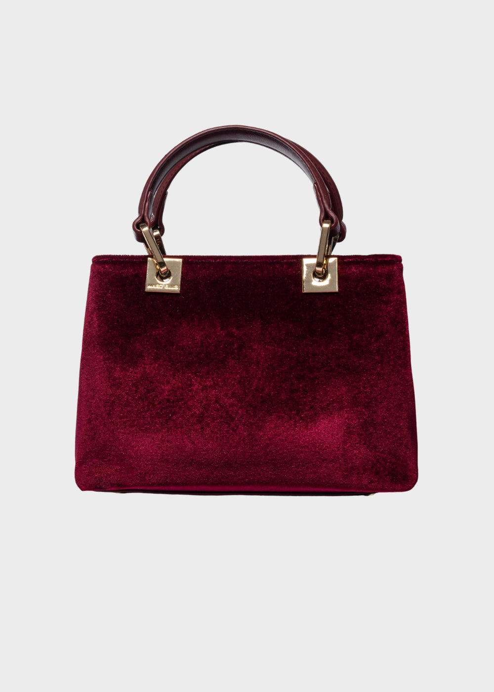 Borsa a mano Wendi S con tracolla, in effetto velluto-3