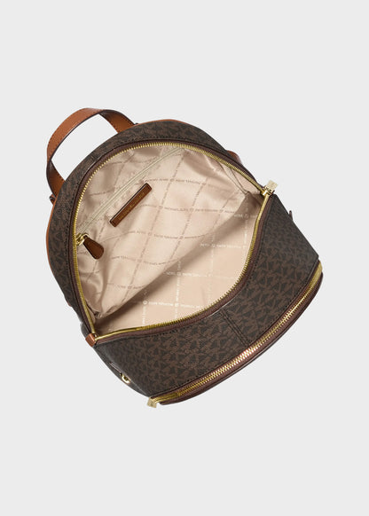 Zaino Rhea Zip con logo all over