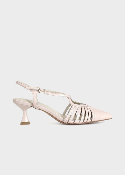 Décolleté in nappa con incrocio