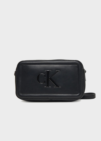 Raised Shoulder Bag with Printed Monogram