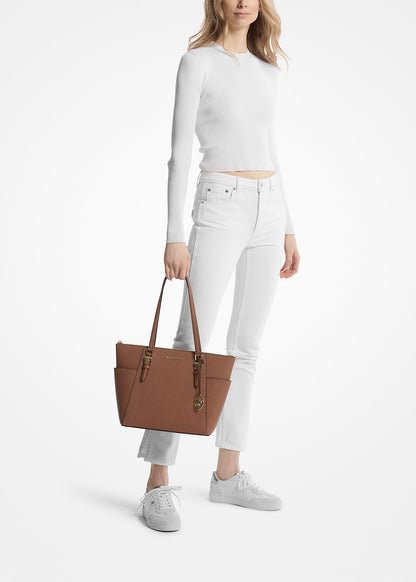 Borsa da spalla Charlotte grande con logo