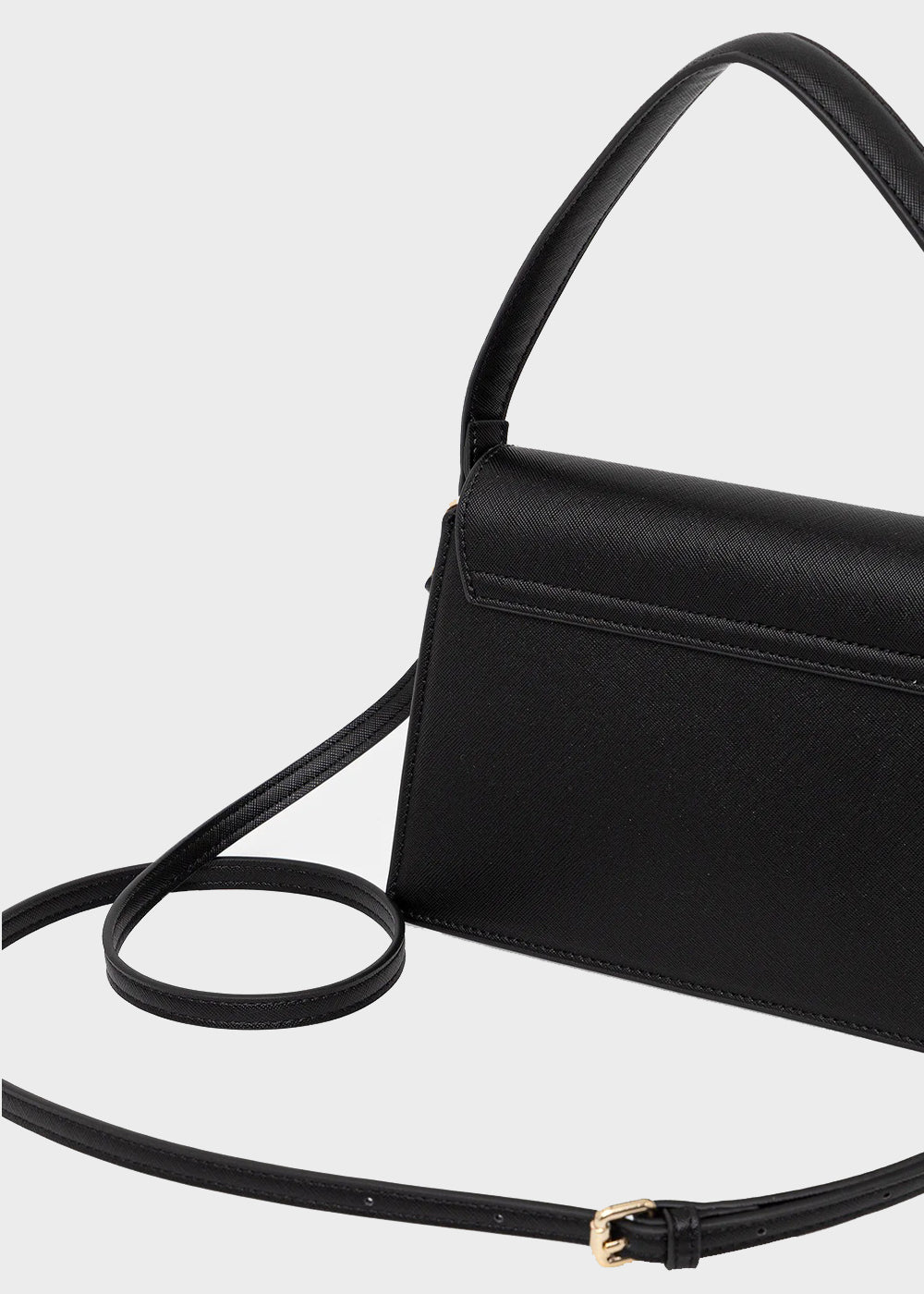 Metal Lettering Shoulder Bag