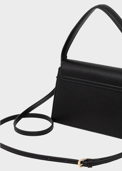 Metal Lettering Shoulder Bag
