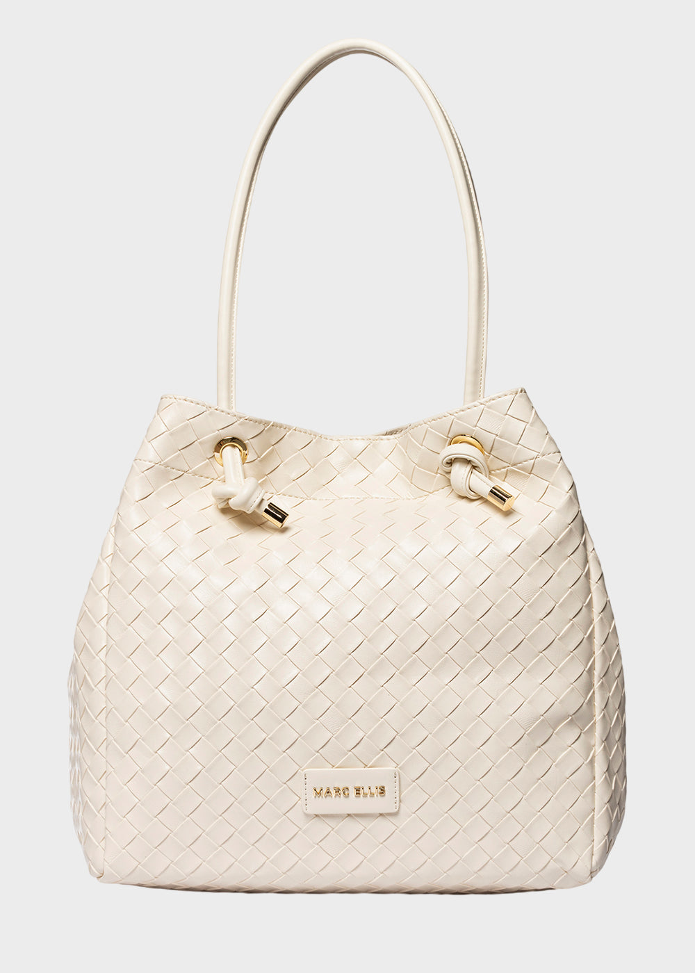 Borsa a spalla Bryanna Plait con trama ad effetto intreccio