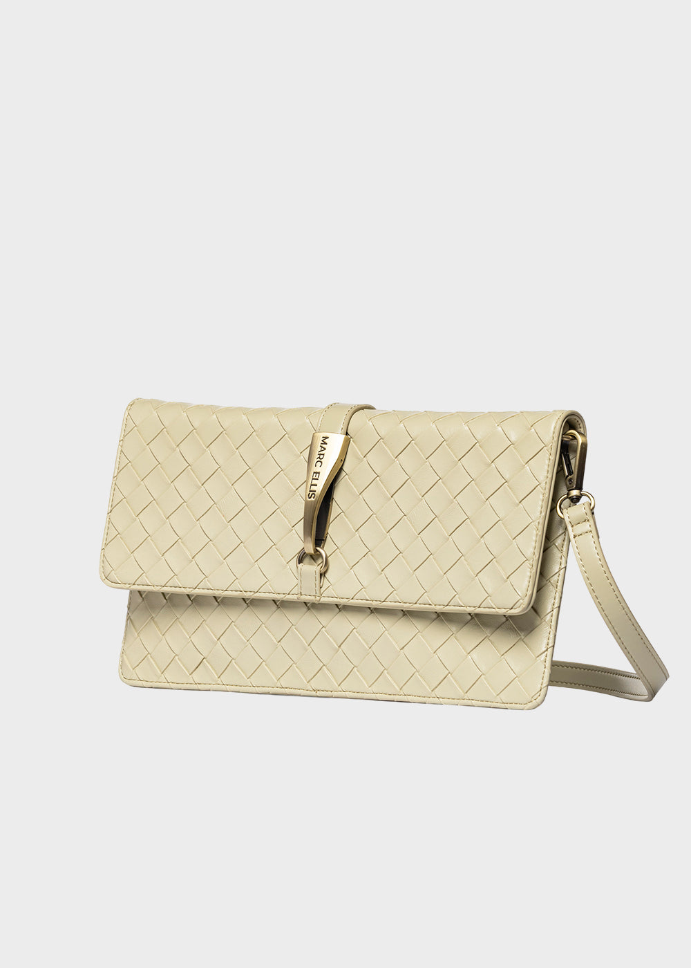 Pochette Chloe Plait con tracolla ed effetto intreccio