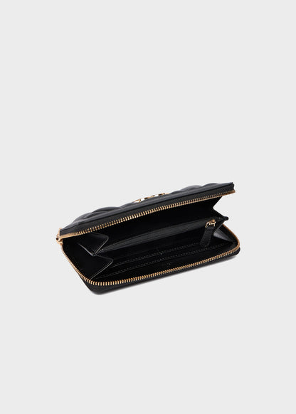 Zip around wallet with logo