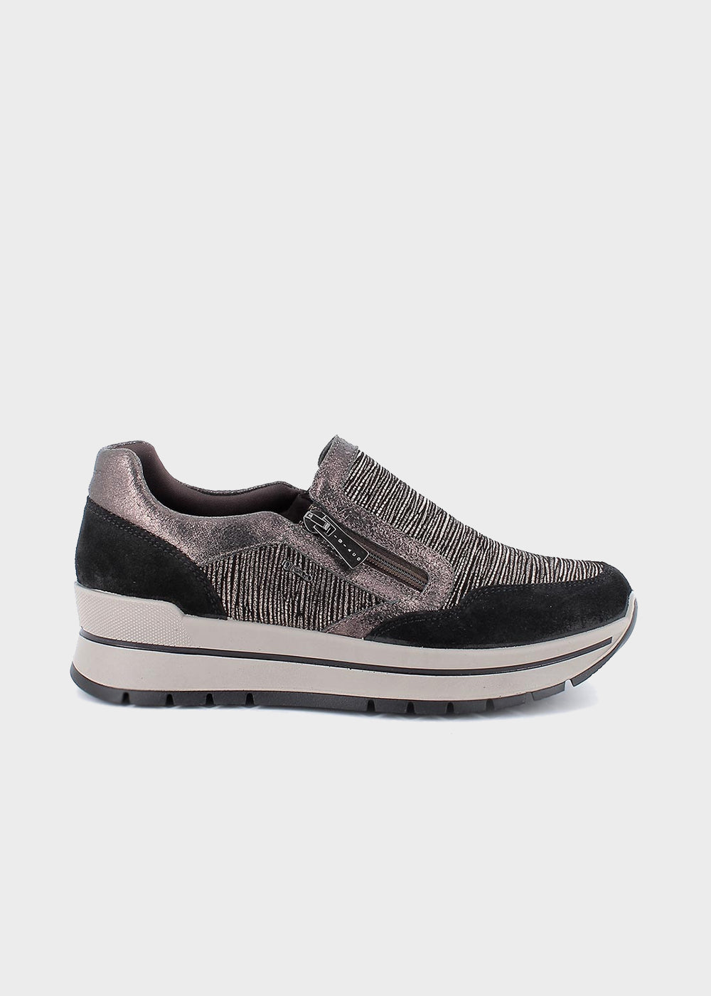 Scarpe Slip on con zip
